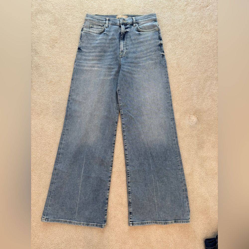 Women’s 7 for all mankind Luxe Vintage UHR Cropped Jo Jeans Sz 31